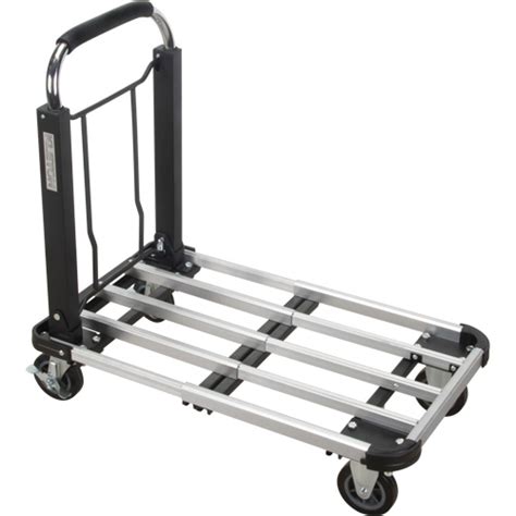 Kleton Foldable Platform Trucks, Aluminum, 300 lbs., 28" L x 16" W, 32" High | KLETON