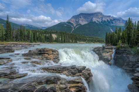 Athabasca Falls, Jasper National Park, Alberta (OC) [3600x2400] : r ...