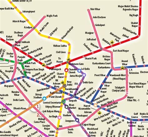 Delhi Metro Pink Line | Delhi Metro Pink Line Route , Station | Delhi Metro