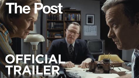 The Post Movie Trailer - Video