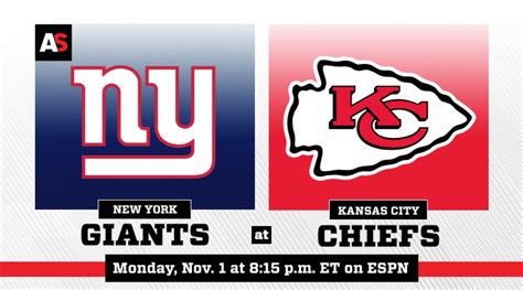 Monday Night Football: New York Giants vs. Kansas City Chiefs ...