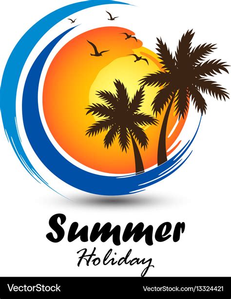 Summer logo Royalty Free Vector Image - VectorStock