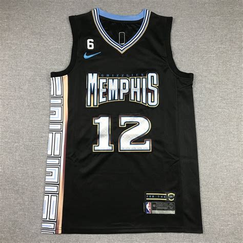 2022-23 Memphis Grizzlies Ja Morant #12 Black Jersey - Soccer Jersey Yupoo