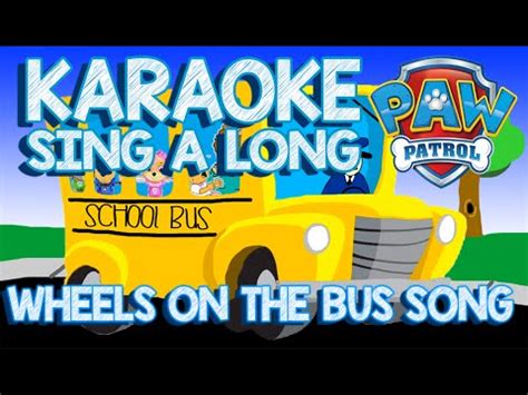 Wheels on the Bus Karaoke Sing a Long YouTube Kids Sing Along - YouTube