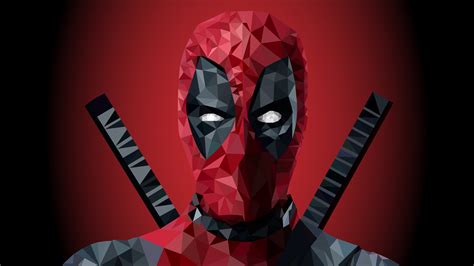 Deadpool Low Poly Art 4k Wallpaper,HD Superheroes Wallpapers,4k ...