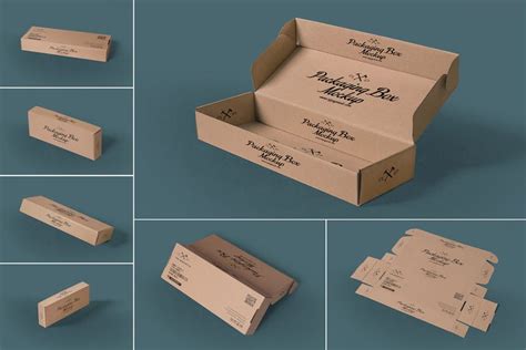 7 Rectangular Packaging Box Mockups, Graphic Templates - Envato Elements