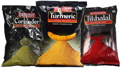 Everest Powder, Tikhalal Chilli, Pouch, 200g + Everest Powder, Turmeric ...