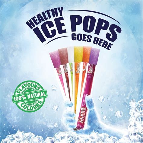 Skippi Icepops 100% Natural Juice Bars, Fat Free Ice Pops - Orange Flavour (Box of 12 Pops) at ...