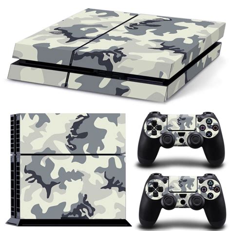 Army Camo White - PS4 Console Skins | PS4 Console Skins | Consoleskins