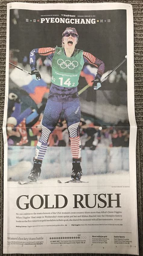 Front-Page News: American Media Reacts to XC Gold - FasterSkier.com