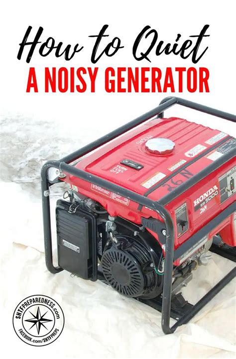 How to Quiet a Noisy Generator