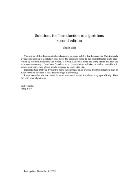 (PDF) Clrs-solution | parvin asude - Academia.edu