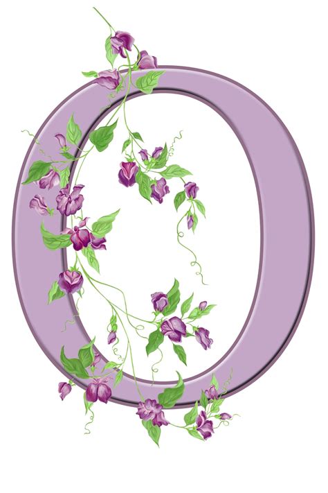 Letter O Floral Initial Free Stock Photo - Public Domain Pictures