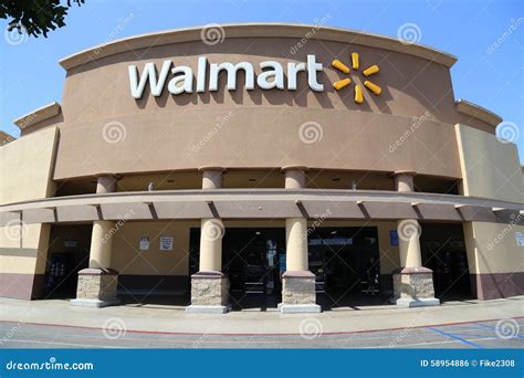 Walmart Exterior editorial photo. Image of capitalism - 58954886