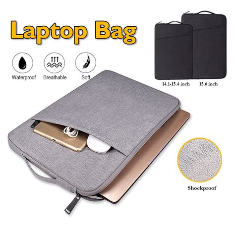 Waterproof Laptop Computer Bag Hand Shockproof Bag 14&15.6 inches ...