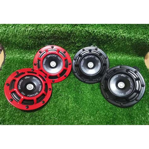 Mechanical Horn Supertone Disc Horn (Black & Red) 12V | Shopee Philippines