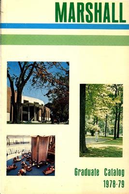 "Graduate Catalog, 1978-1979" by Marshall University