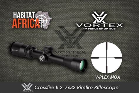 Vortex Crossfire II 2-7x32 Rimfire Riflescope V-Plex MOA Reticle