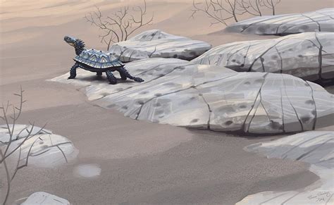 Proganochelys // Simon Stålenhag for Swedish Museum Of Natural History Fossils & Evolution ...