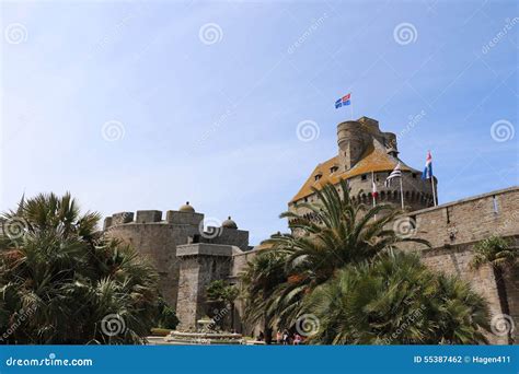 Saint Malo stock photo. Image of atlantic, history, brittany - 55387462