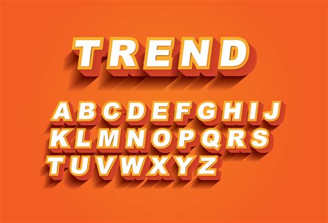 3d typography design vector | Pre-Designed Vector Graphics ~ Creative ...