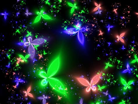 🔥 [40+] Neon Butterfly Wallpapers | WallpaperSafari