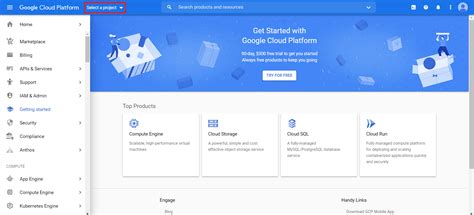 Google Cloud Platform - Creating Google Cloud Console Account & Projects - GeeksforGeeks