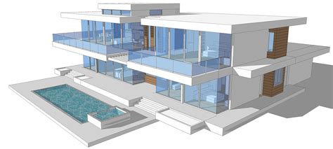 BUY Our 2 Level Modern Glass Home 3D Floor Plan | Next Generation Living Homes