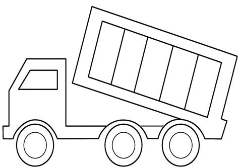 40 Free Printable Truck Coloring Pages Download