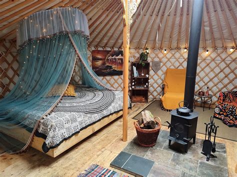 19ft Traditional Mongolian Yurt – Pandy Farm Holidays