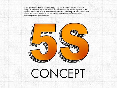 5S Diagram Concept for Presentations in PowerPoint and Keynote | PPT Star