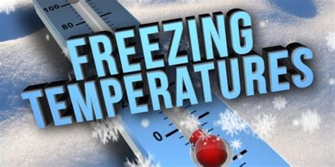 Special Weather Statement – Freezing Temperatures Expected – WRWH