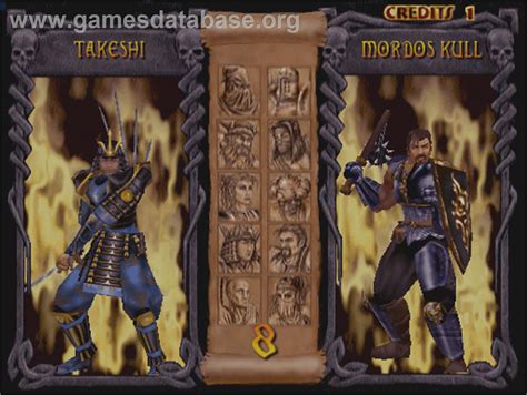 Mace: The Dark Age - Arcade - Artwork - Select Screen