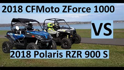 Polaris RZR 900S VS CFMoto ZForce 1000 Drag Race, Which is faster? - YouTube