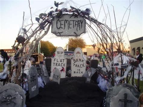 A float made by high schoolers for their Halloween parade. We will be ...