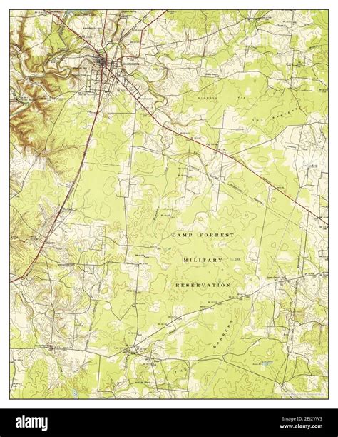 Manchester, Tennessee, map 1941, 1:24000, United States of America by ...