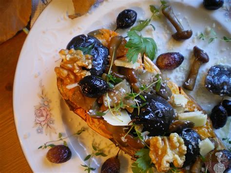 DessertsAbad: Batata asada con setas y parmesano