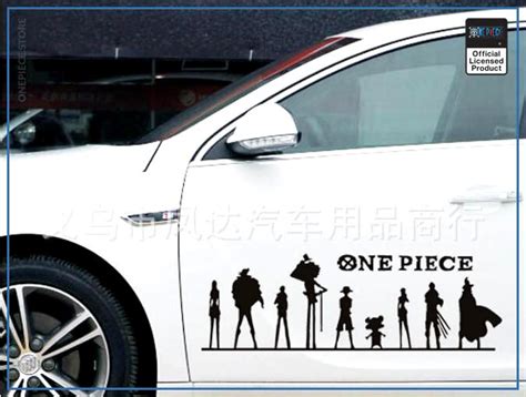 One Piece anime Car Sticker - The Straw Hats official merch | One Piece ...