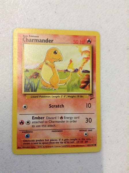 Pokemon Charmander Card