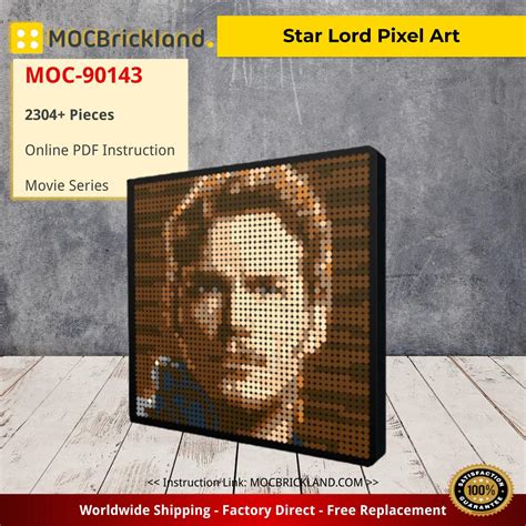 MOCBRICKLAND MOC-90143 Star Lord Pixel Art - MOULD KING™ Block ...