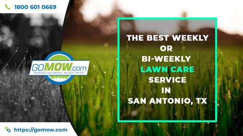 The best weekly or bi-weekly Lawn Care Service in San Antonio, TX - GoMow