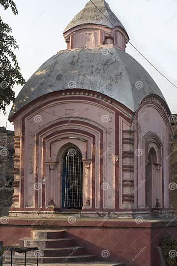 A Lord Shiva Temple with Traditional Bengali Architecture Stock Image ...