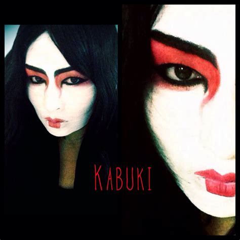 Going kabuki for Halloween! Up Halloween, Halloween Costumes, Halloween Face Makeup, Kitsune ...