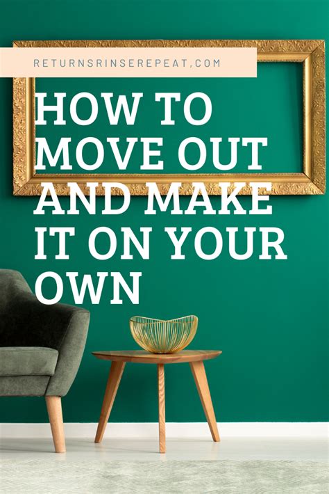 How to Move Out and Make It On Your Own | Moving out, Moving out of home, Moving