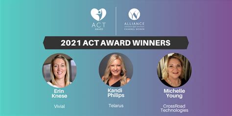 ACW Announces 2021 ACT Award Winners - Alliance of Channel Women