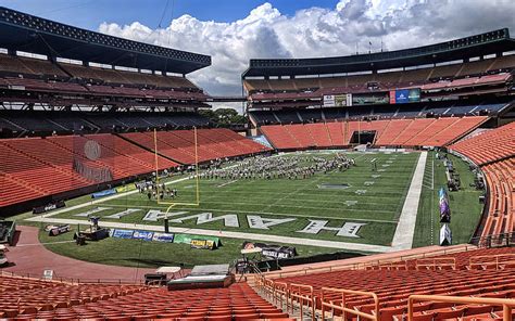 1920x1080px, 1080P free download | Aloha Stadium, Hawaii Rainbow Warriors Stadium, NCAA, Halawa ...