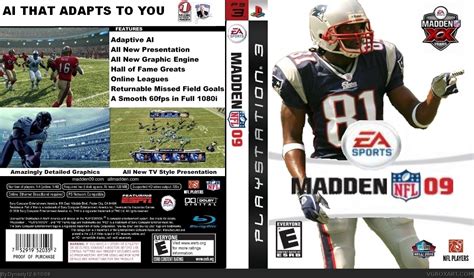 MADDEN 09 PlayStation 3 Box Art Cover by Dynasty12