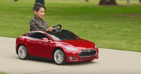 Tesla Introduces Model S Toy Car For (Really) Rich Kids