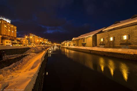 Otaru Canal at night by Kazutoshi Takeishi on 500px | Otaru, Canal, Road