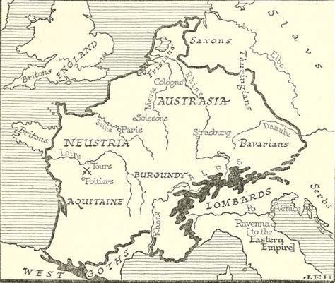 Neustria, during the Merovingian period (6th–8th century) of early ...